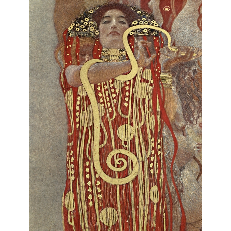 Wall art print and canvas. Gustav Klimt, Medicine