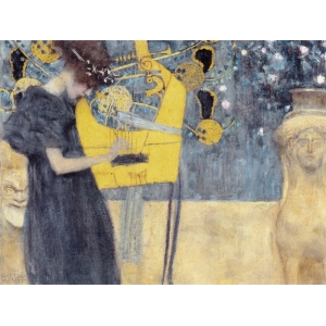 Tableau sur toile. Gustav Klimt, Musique