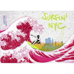 Wall art print and canvas. Masterfunk Collective, Surfin' NYC