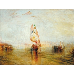 Leinwandbilder. Turner William, Die Sonne Venedigs am Meer 