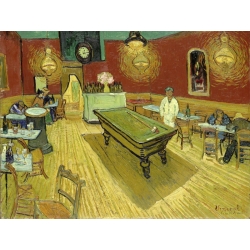 Wall art print and canvas. Vincent van Gogh, The Night Cafe (detail)