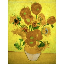 Cuadro en canvas. Vincent van Gogh, Girasoli