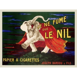 Cuadros vintage en canvas. Cappiello, Je ne fume que Le Nil, 1912