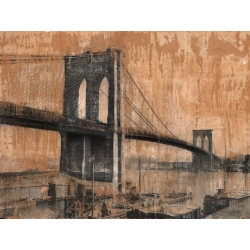 Quadro, stampa su tela. Dario Moschetta, Brooklyn Bridge 2