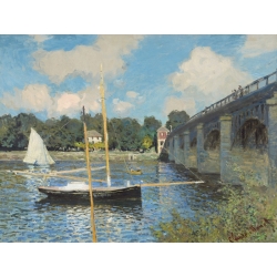 Cuadro en canvas. Claude Monet, El puente de Argenteuil 
