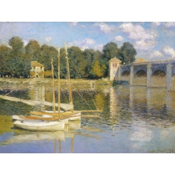 Wall art print and canvas. Claude Monet, The Bridge at Argenteuil