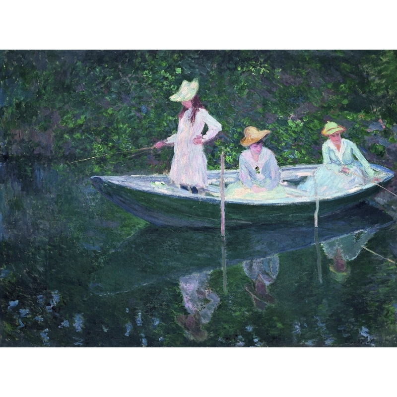 Quadro, stampa su tela. Claude Monet, En Norvegienne