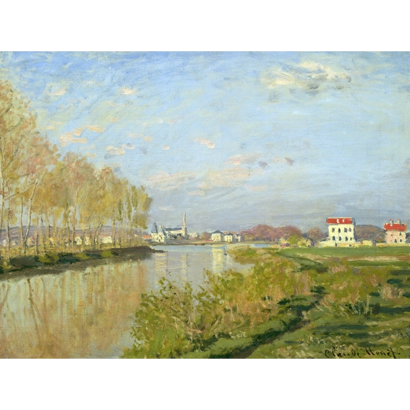 Cuadro en canvas. Claude Monet, El Sena en Argenteuil