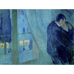 Quadro, stampa su tela. Edvard Munch, Il Bacio
