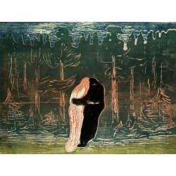 Quadro, stampa su tela. Edvard Munch, Lovers