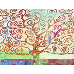 Cuadro pop en canvas. Eric Chestier, Árbol de Klimt 2.0