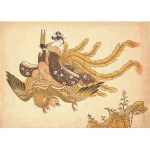 Cuadro japoneses en canvas. Suzuki Harunobu, El inmortal