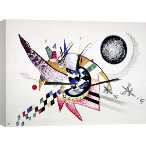 Quadro, stampa su tela. Wassily Kandinsky, Watercolor Painting of Composition
