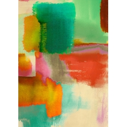 Cuadro abstracto moderno en canvas. Asia Rivieri, Colorful Sensation II