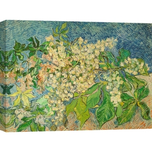 Wall art print on canvas. Vincent van Gogh, Blossoming Chestnut Branch