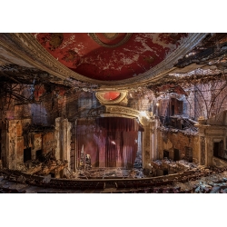 Leinwandbilder. Richard Berenholtz, Abandoned Theatre, New Jersey I