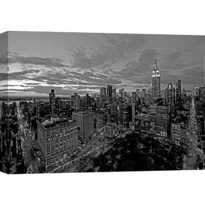 Quadro, stampa su tela. Berenholtz, Chelsea e Midtown Manhattan, BW