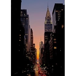 Cuadro en canvas, poster New York. Manhattanhenge
