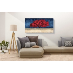 Wall art print and canvas. Jan Eelder, Red Tree