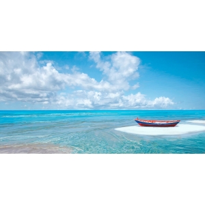 Wall art print and canvas. Dario Marzi, Boat on the seaside
