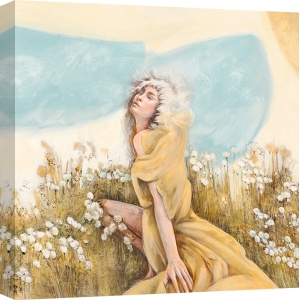 Moderne Leinwandbilder mit Frauen. Fairy of the Pale Skies (detail)