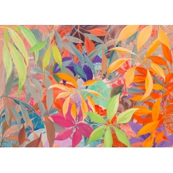 Moderne Abstrakte Leinwandbilder. Italo Corrado, Colorful Jungle