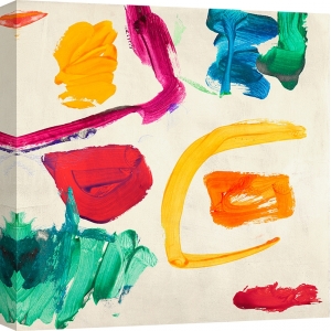 Cuadro abstracto moderno en canvas. Haru Ikeda, Games of Children II