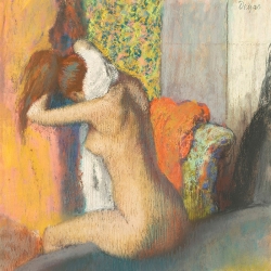 Quadro, stampa su tela. Edgar Degas, Dopo il bagno