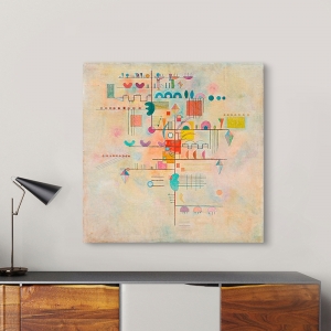 Wall Art Print and Canvas. Wassily Kandinsky, Graceful Ascent