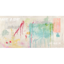 Tableau abstrait moderne sur toile. Anne Munson, We are Dreams