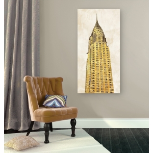 Wall art print and canvas. Joannoo, Gilded Skyscraper I