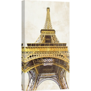 Wall art print and canvas. Joannoo, Gilded Eiffel Tower