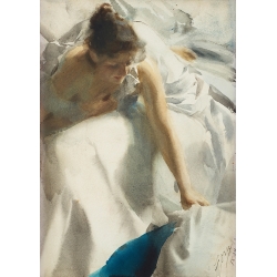 Woman Wall Art Print and Canvas. Anders Zorn, The Artist's Wife