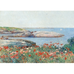 Wall Art Print and Canvas. Childe Hassam, Poppies, Isles of Shoals