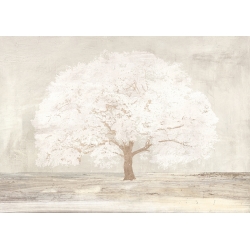 Modern wall art for living room. Art print and canvas. Pale Tree