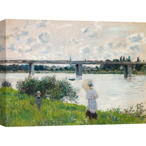 Quadro, stampa su tela, poster. Monet, La Passeggiata ed il Ponte
