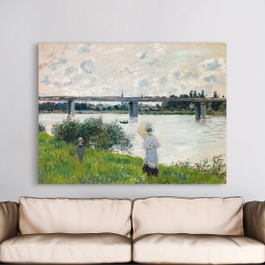 Wall Art Print and Canvas. Claude Monet, The Promenade