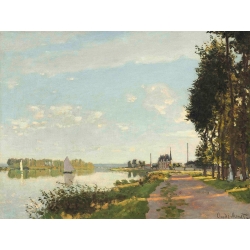 Tableau sur toile. Claude Monet, Argenteuil