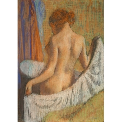 Tableau sur toile. Edgar Degas, Après le Bain