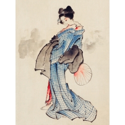 Japanische Kunst. Katsushika Hokusai, Kurtisane