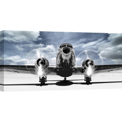 Cuadro, fotografía, en canvas. Gasoline Images, Avión despegando en un cielo azul