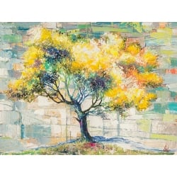 Modern Wall Art Print and Canvas. Tree in the Sun