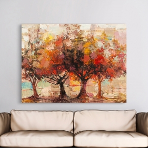 Modern Wall Art Print and Canvas. Forest in Autumn