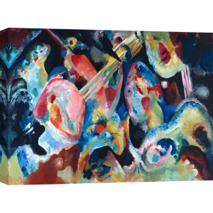Quadro, stampa su tela. Wassily Kandinsky, Diluvio