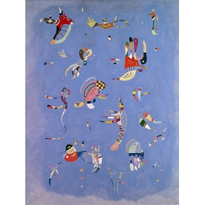 Wall Art Print and Canvas. Wassily Kandinsky, Blue Sky