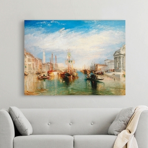 Wall Art Print and Canvas. William Turner, Venice, from the Porch