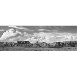 Cuadro de naturaleza en canvas. Valley Of The Gods, Utah, USA, BW