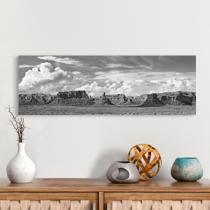 Wall Art Print, Canvas. Landscape Photo. Valley Of The Gods, BW