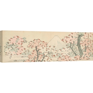 Stampa giapponese. Hokusai, Il Monte Fuji ed i Ciliegi in Fiore