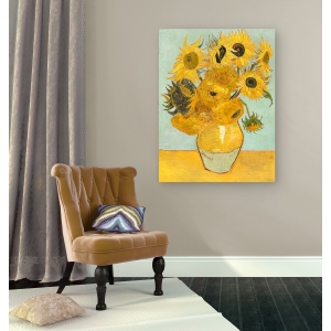 Cuadro en canvas. Vincent van Gogh, Girasoles